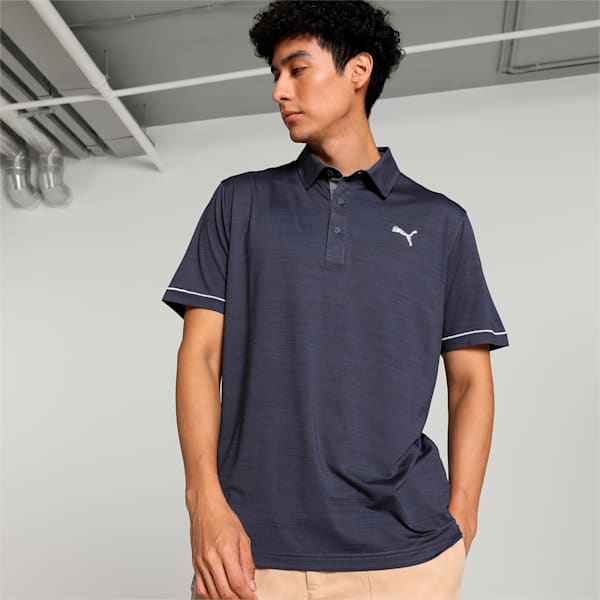Cloudspun Haystack Golf Men's Polo Shirt, Navy Blazer Heather-High Rise, extralarge-IND