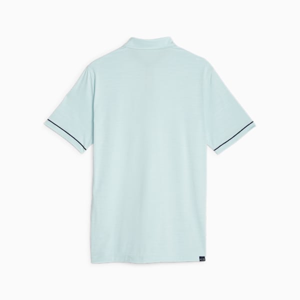 Cloudspun Haystack Golf Men's Polo Shirt, Cay Heather-Navy Blazer Heather, extralarge-AUS