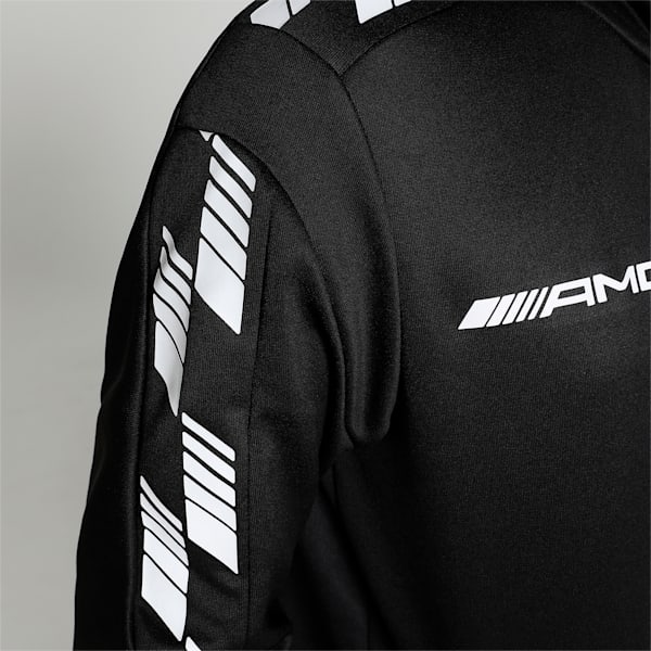 Mercedes AMG Petronas MT7 Men's Slim Fit Track Jacket, PUMA Black, extralarge-IND
