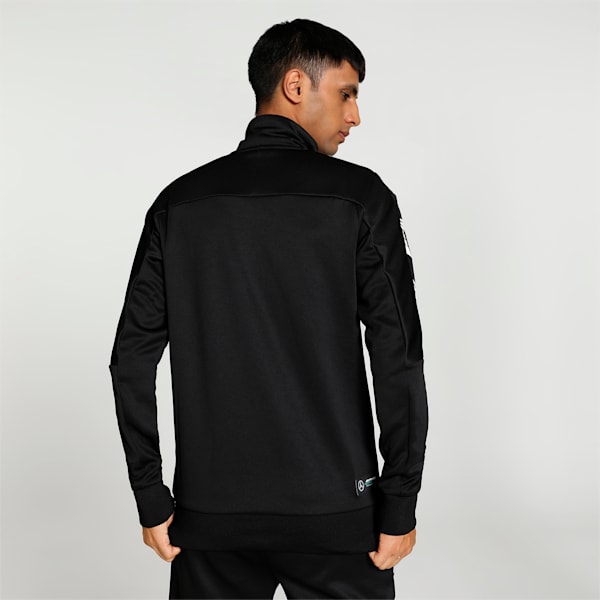 Mercedes AMG Petronas MT7 Men's Slim Fit Track Jacket, PUMA Black, extralarge-IND