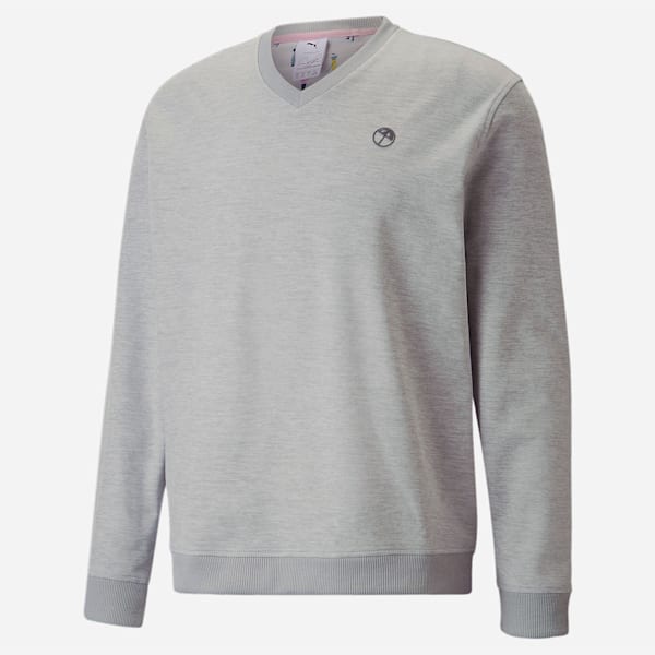メンズ ゴルフ PUMA × ARNOLD PALMER Vネック セーター, High Rise Heather, extralarge-JPN