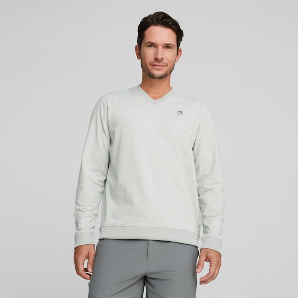 メンズ ゴルフ PUMA × ARNOLD PALMER Vネック セーター, High Rise Heather, extralarge-JPN