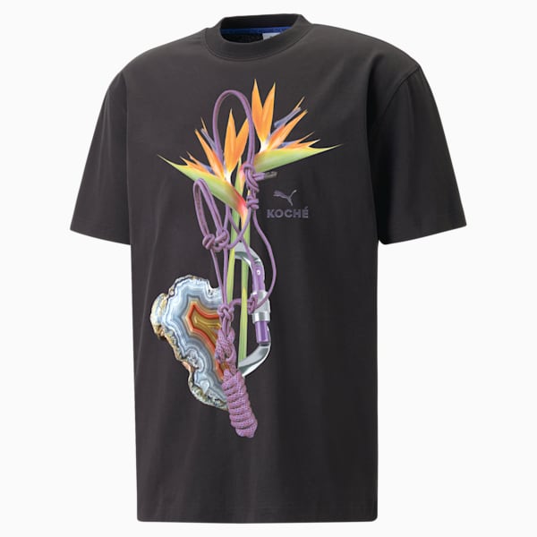 ユニセックス PUMA x KOCHE グラフィック 半袖 Tシャツ, PUMA Black, extralarge-JPN