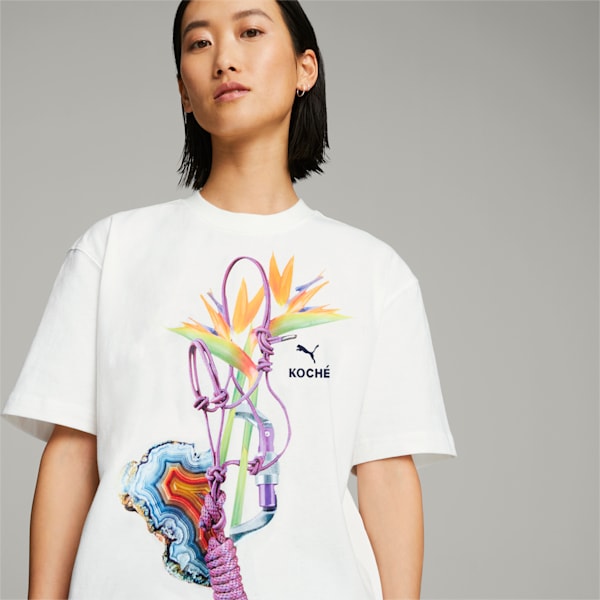 ユニセックス PUMA x KOCHE グラフィック 半袖 Tシャツ, PUMA White, extralarge-JPN