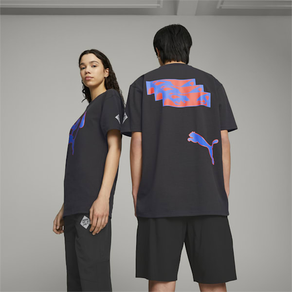 PUMA x PERKS AND MINI グラフィック 半袖 Tシャツ, PUMA Black, extralarge-IDN