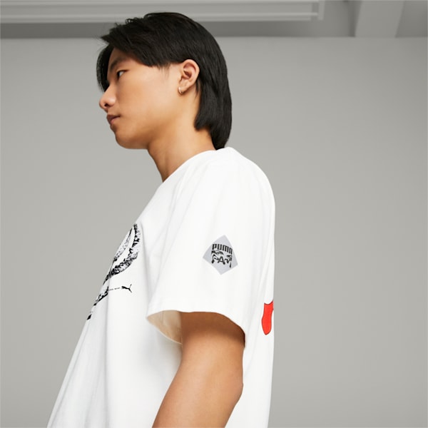 PUMA x PERKS AND MINI Graphic Tee, PUMA White