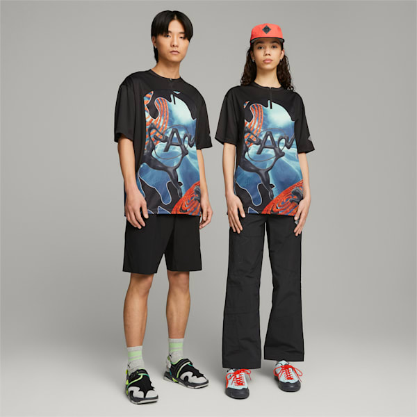 PUMA x P.A.M. Active AOP Unisex T-shirt, PUMA Black
