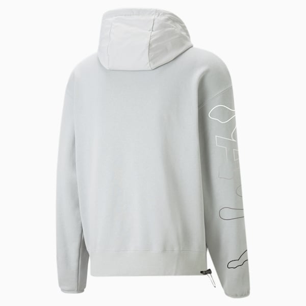 PUMA x PERKS AND MINI Hoodie, Flat Light Gray, extralarge-GBR