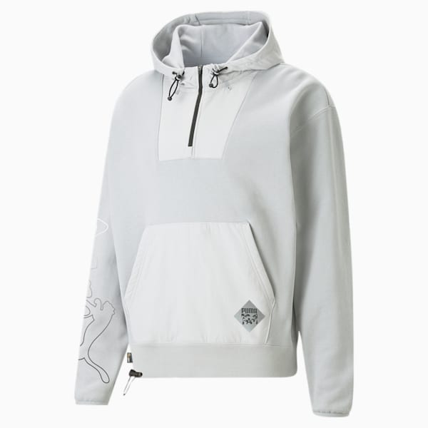 PUMA x PERKS AND MINI Hoodie, Flat Light Gray, extralarge-GBR