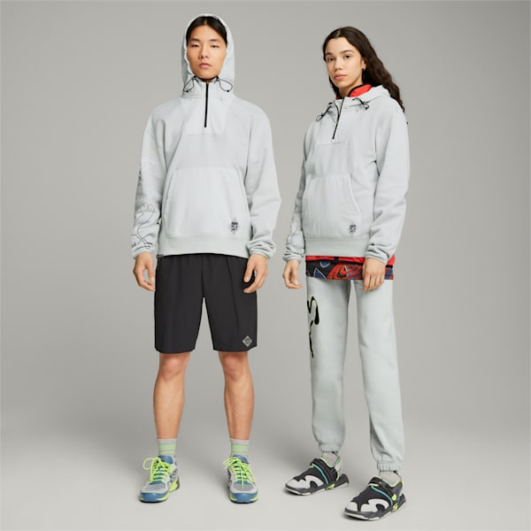 PUMA x PERKS AND MINI Hoodie, Flat Light Gray, extralarge