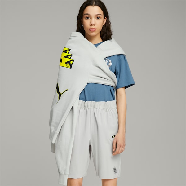 PUMA x P.A.M. Unisex Shorts, Flat Light Gray