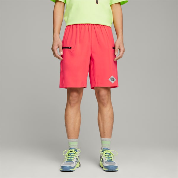 PUMA x PERKS AND MINI Shorts, Hibiscus, extralarge