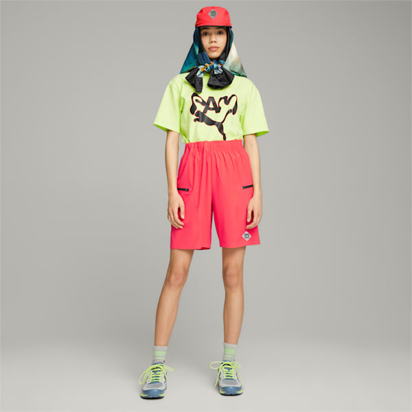 PUMA x PERKS AND MINI Shorts, Hibiscus, extralarge