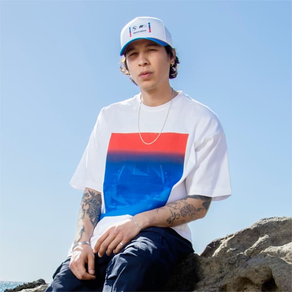 BMW M Motorsport Road Trip Men's Tee, PUMA White