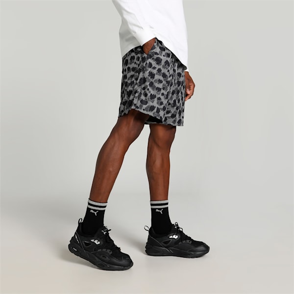 UPTOWN AOP Men's Shorts, PUMA Black, extralarge-IND