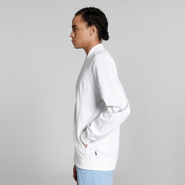 BMW M Motorsport Men's Spacer Jacket, Puma White, extralarge-IND
