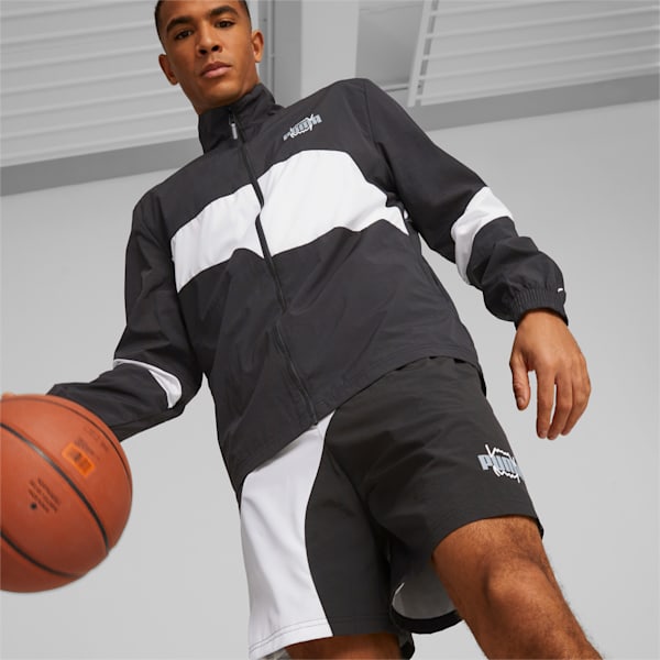 Clyde Basketball Jacket 2.0, PUMA Black-PUMA White, extralarge