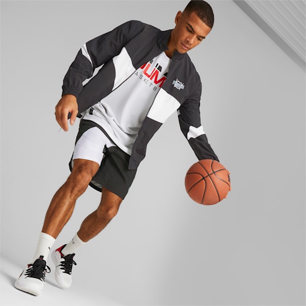 Clyde Basketball Jacket 2.0, PUMA Black-PUMA White, extralarge