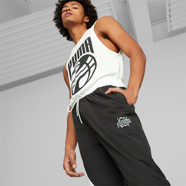Clyde Men's Pants, PUMA Black-PUMA White, extralarge-IND
