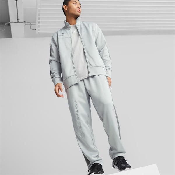 BMW M Motorsport Monochrome Men's Jacket, Flat Light Gray, extralarge-IND
