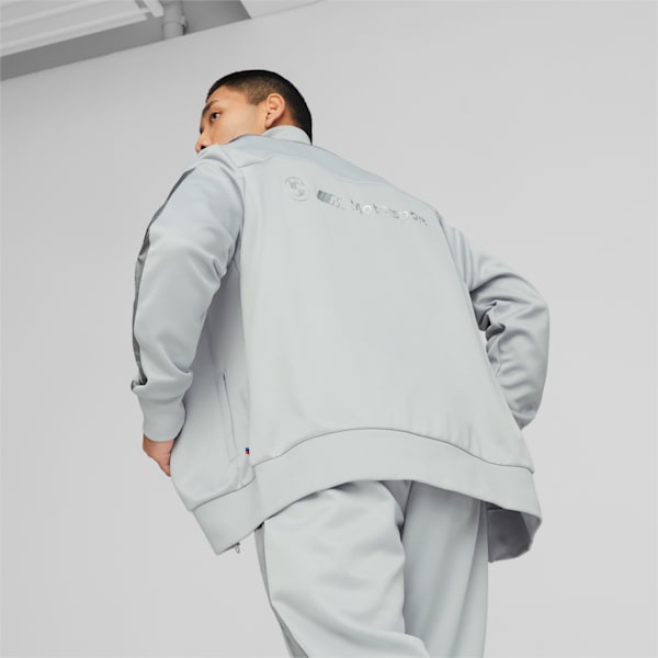 BMW M Motorsport Monochrome Men's Jacket, Flat Light Gray, extralarge-IND