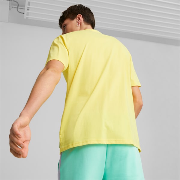 PUMA X SPONGEBOB Graphic Unisex Relaxed Fit T-Shirt, Lucent Yellow, extralarge-IND