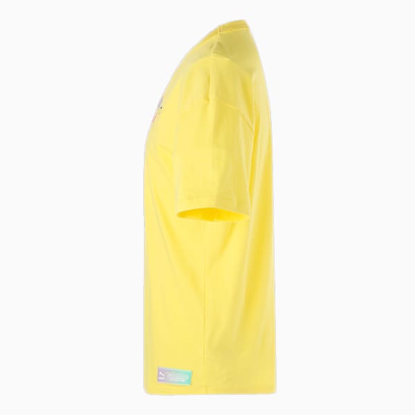 ユニセックス PUMA x スポンジ・ボブ グラフィック 半袖 Tシャツ, Lucent Yellow