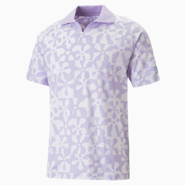 PUMA X SPONGEBOB AOP Unisex Polo, Vivid Violet