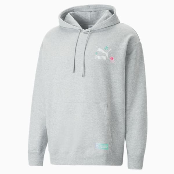 ユニセックス PUMA x スポンジ・ボブ フーディー, Light Gray Heather