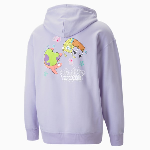 PUMA x SPONGEBOB Men's Hoodie, Vivid Violet, extralarge