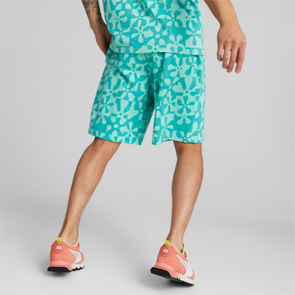 PUMA X SPONGEBOB AOP Unisex Shorts, Mint