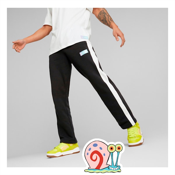 PUMA X SPONGEBOB T7 Men's Pants, PUMA Black