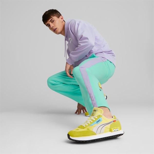 PUMA X SPONGEBOB T7 Men's Pants, Mint