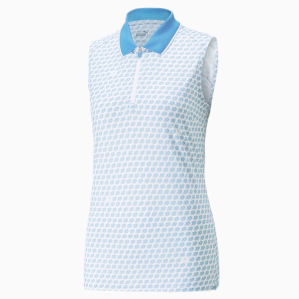 Mattr Love/H8 SL Golf Polo Shirt Women, Bright White-Day Dream-Navy Blazer