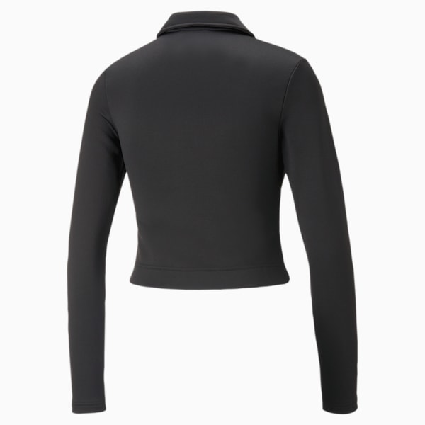 Classics Long Sleeve Women's Slim Fit T-Shirt, PUMA Black, extralarge-IDN