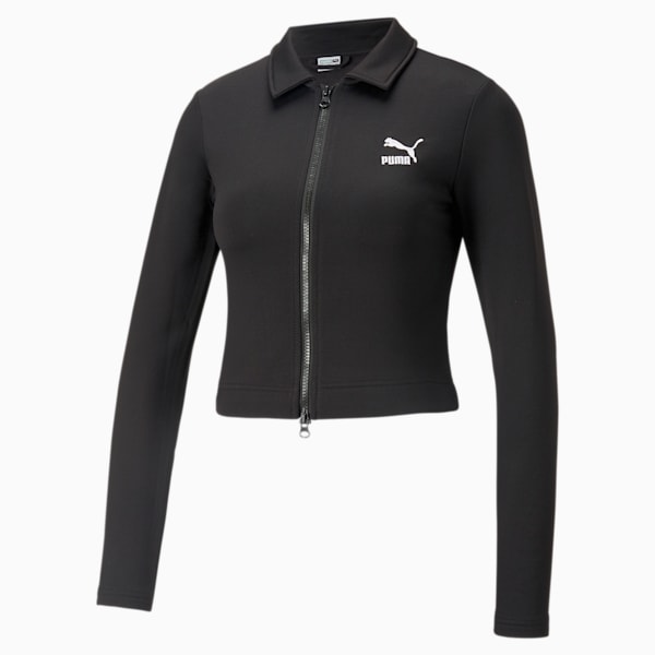 Classics Long Sleeve Women's Slim Fit T-Shirt, PUMA Black, extralarge-IND
