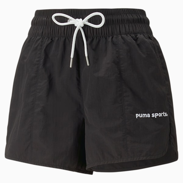 PUMA TEAM Women's Regular Fit Shorts, PUMA Black, extralarge-IND