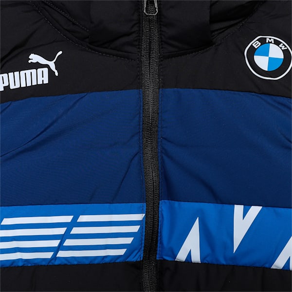 BMW M Motorsport Youth Regular Fit Ecolite Down Jacket, Puma Black, extralarge-IND