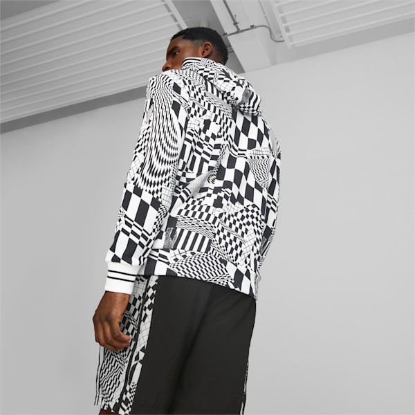 メンズ BMW MMS AOP ステートメント フーディー, PUMA White-AOP, extralarge-JPN