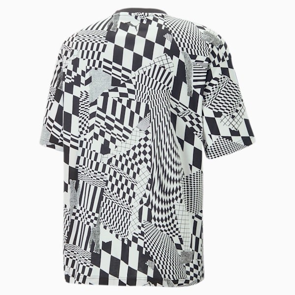 BMW M Motorsport Men's Statement Tee, PUMA White-AOP, extralarge