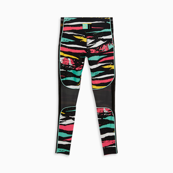WAL Mas Camp T7 Women's High Waist Tights, PUMA Black-AOP, extralarge