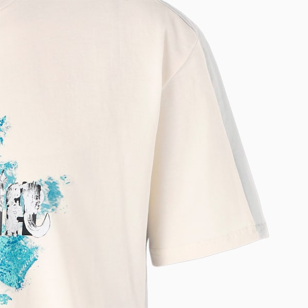 ユニセックス PUMA x FINAL FANTASY XIV アイコン 半袖 Tシャツ, Whisper White-Platinum Gray