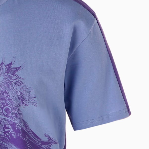 ユニセックス PUMA x FINAL FANTASY XIV アイコン 半袖 Tシャツ, Lavendar Pop-Team Violet