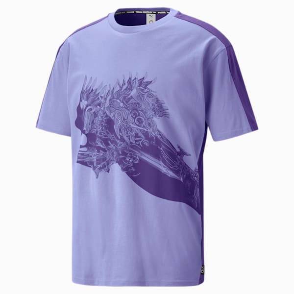 ユニセックス PUMA x FINAL FANTASY XIV アイコン 半袖 Tシャツ, Lavendar Pop-Team Violet