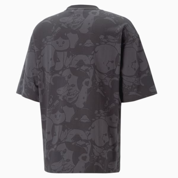 ユニセックス PUMA x FINAL FANTASY XIV ゲーミング 半袖 Tシャツ, PUMA Black-AOP, extralarge-JPN
