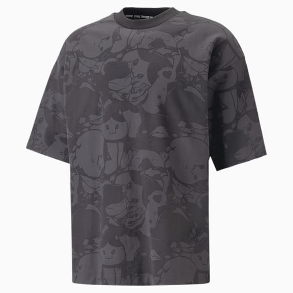 ユニセックス PUMA x FINAL FANTASY XIV ゲーミング 半袖 Tシャツ, PUMA Black-AOP, extralarge-IND