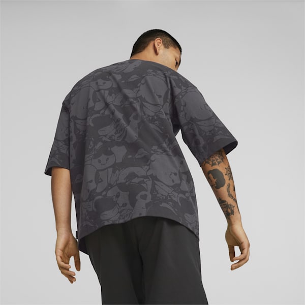 ユニセックス PUMA x FINAL FANTASY XIV ゲーミング 半袖 Tシャツ, PUMA Black-AOP, extralarge-IND