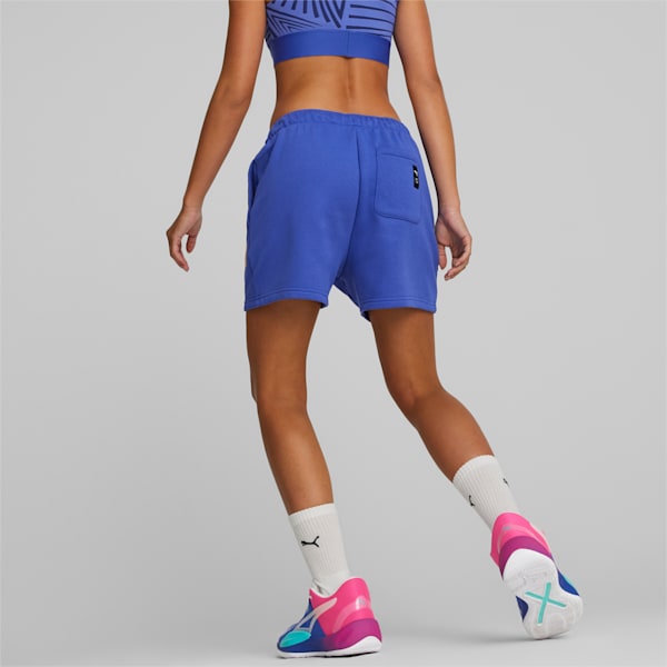 Shorts de basquetbol para mujer Pivot, Royal Sapphire, extralarge