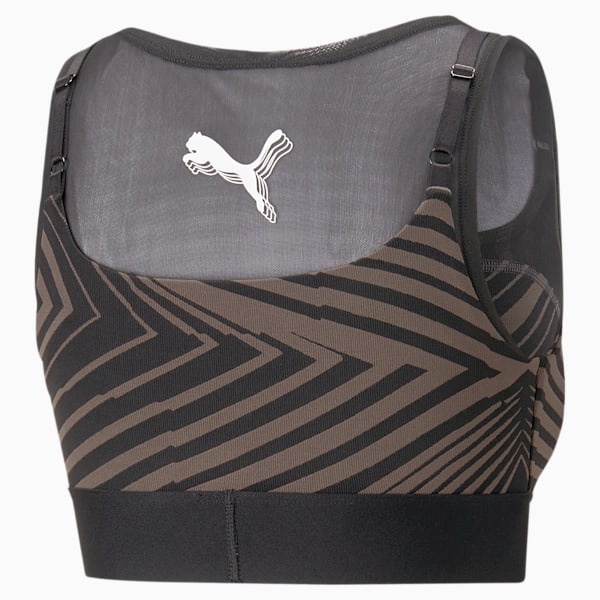 Bra de basquetbol Close Out para mujer, PUMA Black, extralarge
