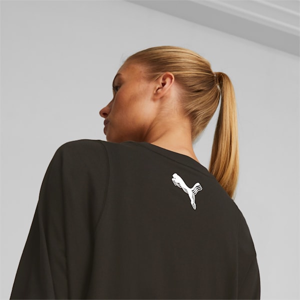 Playera de basquetbol Strong Side para mujer, PUMA Black, extralarge